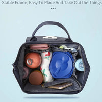 Fun Cartoon Designed Diaper Backpack - Large Capacity and Waterproof