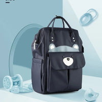 Fun Cartoon Designed Diaper Backpack - Large Capacity and Waterproof