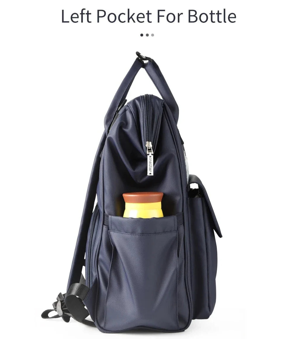 Fun Cartoon Designed Diaper Backpack - Large Capacity and Waterproof