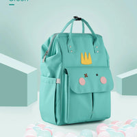 Fun Cartoon Designed Diaper Backpack - Large Capacity and Waterproof