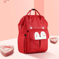 Fun Cartoon Designed Diaper Backpack - Large Capacity and Waterproof