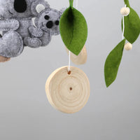 Koala Nursery Mobile - Handmade Wool Felt Mobile