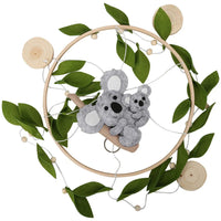 Koala Nursery Mobile - Handmade Wool Felt Mobile