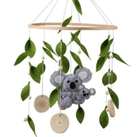 Koala Nursery Mobile - Handmade Wool Felt Mobile