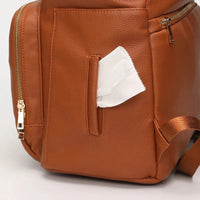 Luxury Vegan Leather Diaper Bag - Multifunctional and Stylish