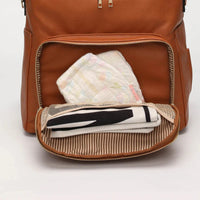 Luxury Vegan Leather Diaper Bag - Multifunctional and Stylish