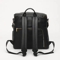 Luxury Vegan Leather Diaper Bag - Multifunctional and Stylish