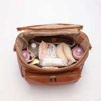 Luxury Vegan Leather Diaper Bag - Multifunctional and Stylish