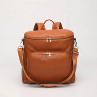 Luxury Vegan Leather Diaper Bag - Multifunctional and Stylish