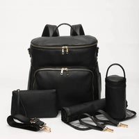 Luxury Vegan Leather Diaper Bag - Multifunctional and Stylish