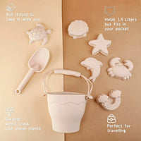 Silicone Beach Buckets - Multiple Colours