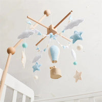 Skyward Dreams Hot Air Balloon Mobile - Blue
