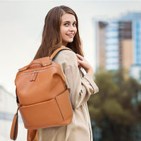 Vegan Leather Nappy Backpack: Style Meets Sustainability