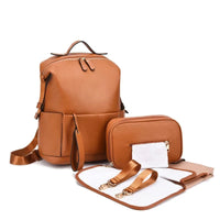 Vegan Leather Nappy Backpack: Style Meets Sustainability