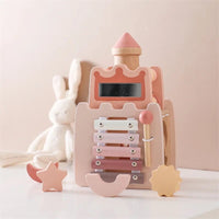 Wooden Princess Castle Busy Cube