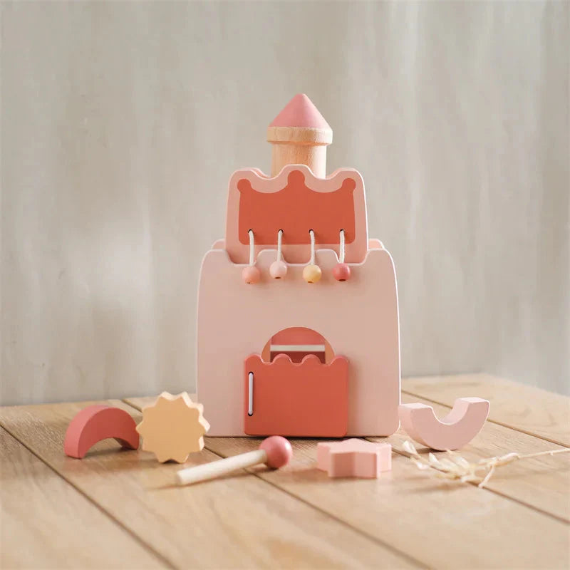 Wooden Princess Castle Busy Cube