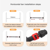 Indoor And Outdoor Large Seat Children's Swing Chair Set with Horizontal Bar Fixed