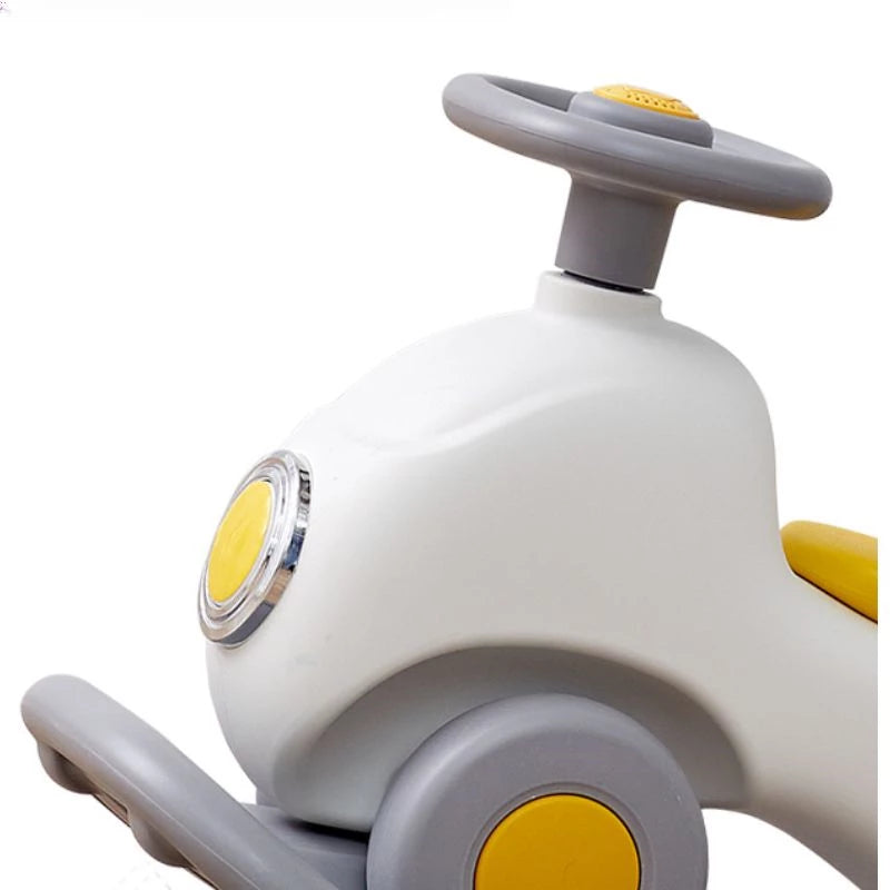 4 in 1 Baby Rocking Horse for Toddlers 1-3 Years,Rocking Horse with Detachable Balance Board and 4 Smooth Wheels