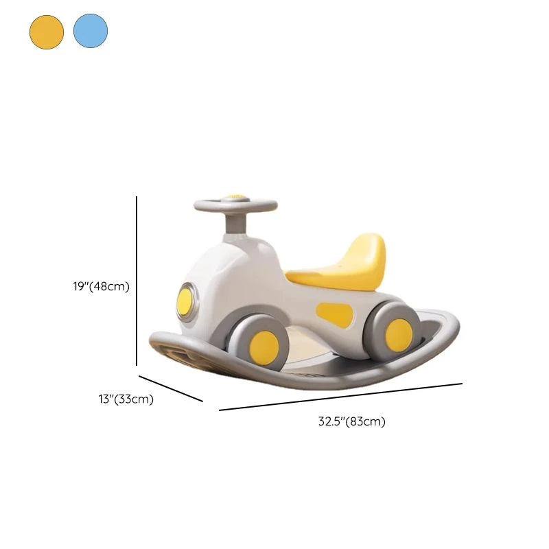 4 in 1 Baby Rocking Horse for Toddlers 1-3 Years,Rocking Horse with Detachable Balance Board and 4 Smooth Wheels