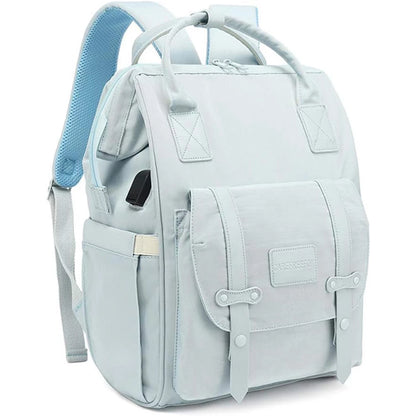 Baby Diaper Bag with USB Charging Port, Multifunctional Travel Diaper Backpack, Large Capacity Stroller Organizer Backpack with Insulated Pouch