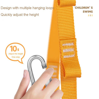 Indoor And Outdoor Children's Swing With Safety Belt And Seat Cushion