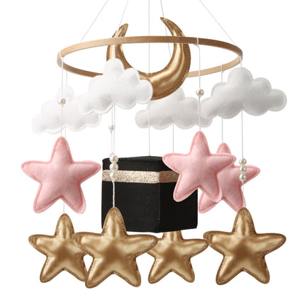Kaaba Themed Baby Mobile Islamic cot mobiles Quran Reciting Mobiles Baby Kaaba Gift