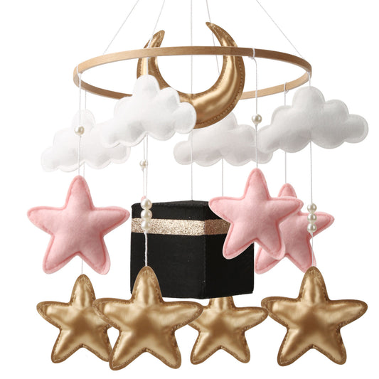 Kaaba Themed Baby Mobile Islamic cot mobiles Quran Reciting Mobiles Baby Kaaba Gift