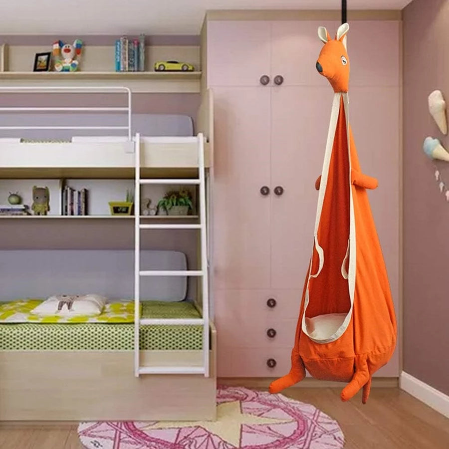 Kangaroo Child Hammock Swing Chair Nook Animal Tent Kids Outdoor Indoor Swing Cloth Hanging Seat