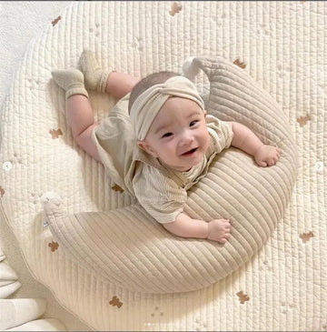 Baby Outdoor Travel Camping Portable Cushion U-Shaped Baby Breastfeeding Pillow Cotton Nursing Head Support Pad