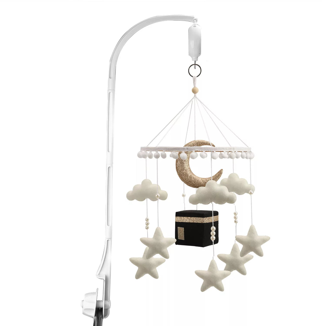 Kaaba Baby Mobile Islamic cot mobile Quran recitating Muslim baby mobile