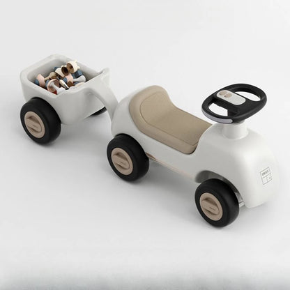 Ride On Push Car for Toddlers, Classic Kids Ride On Car Foot-to-Floor Sliding Car Gray Novelty Rocking Horses, Ride On Toy for Boys Girls 1-72  Months