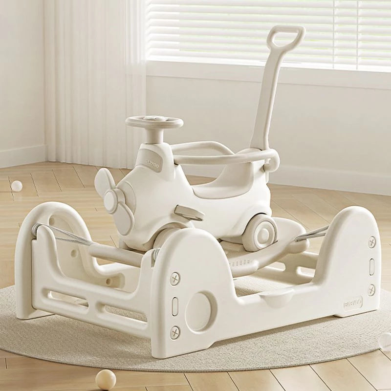 6-in-1 Rocker n Ride: Toddler Rocker, Toddler Ride On Toys, Push Car, Baby Ride On Toys for 1 Year Old, Balance Bike w/Detachable Board, Airplane Rocking Toys, Ages 18-72 Months