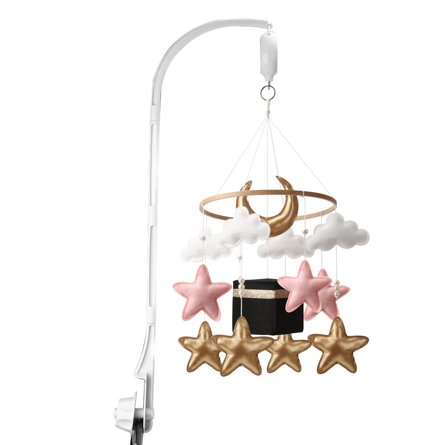 Kaaba Themed Baby Mobile Islamic cot mobiles Quran Reciting Mobiles Baby Kaaba Gift