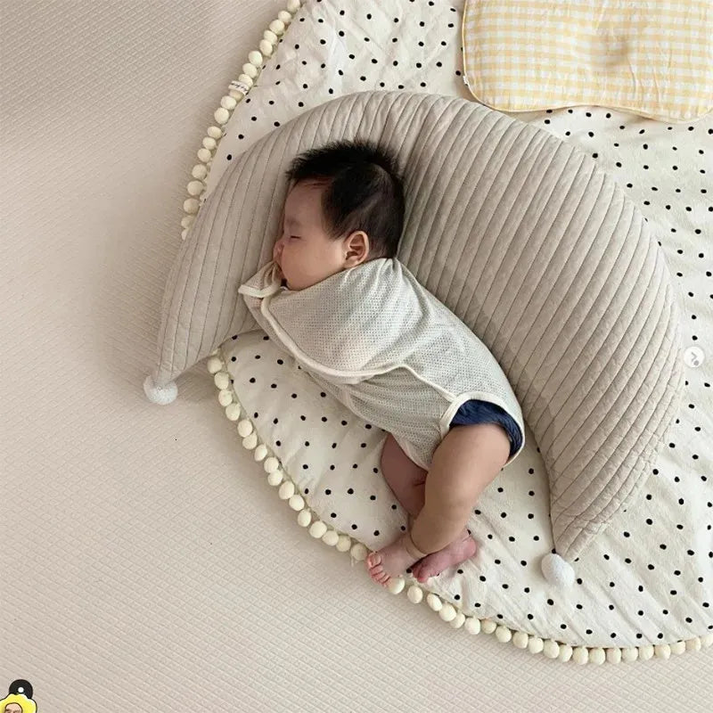 Baby Outdoor Travel Camping Portable Cushion U-Shaped Baby Breastfeeding Pillow Cotton Nursing Head Support Pad