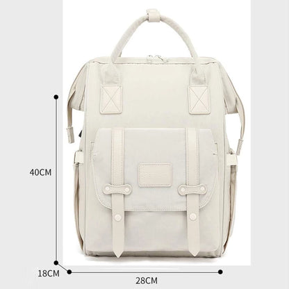 Baby Diaper Bag with USB Charging Port, Multifunctional Travel Diaper Backpack, Large Capacity Stroller Organizer Backpack with Insulated Pouch