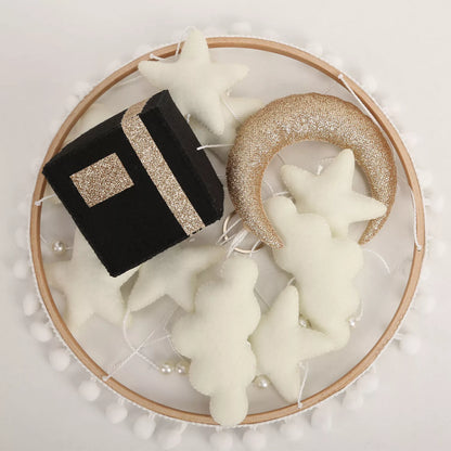 Kaaba Baby Mobile Islamic cot mobile Quran recitating Muslim baby mobile