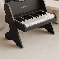 Childs Piano Keyboard 25 Keys Digital Piano for Kids Mini Piano Wood Toy for Toddlers