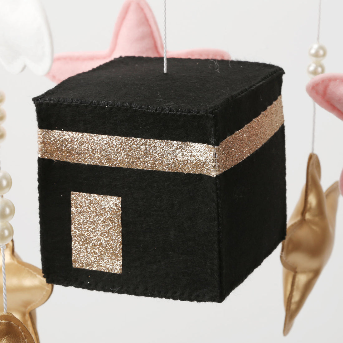 Kaaba Themed Baby Mobile Islamic cot mobiles Quran Reciting Mobiles Baby Kaaba Gift