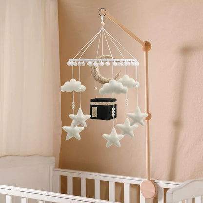 Kaaba Baby Mobile Islamic cot mobile Quran recitating Muslim baby mobile