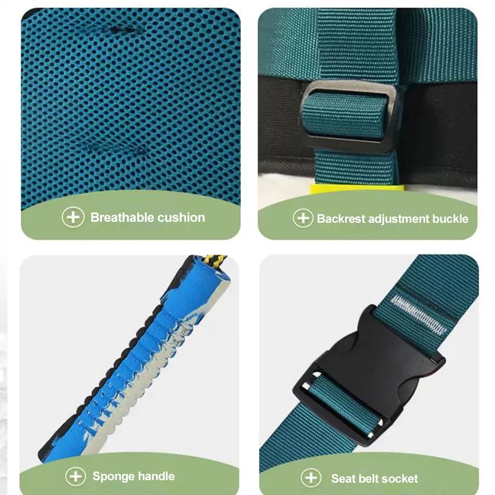 Indoor And Outdoor Large Seat Children's Swing Chair Set with Horizontal Bar Fixed