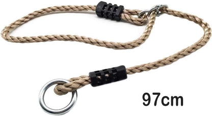 2-Pack Outdoor Swing Rope - Heavy Duty Adjustable Nylon, Supports up to 100kg, Ideal for Hammock Chairs & Patio Swings - Durable Metal Attachments, Outdoor-Ready