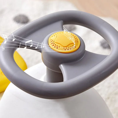 4 in 1 Baby Rocking Horse for Toddlers 1-3 Years,Rocking Horse with Detachable Balance Board and 4 Smooth Wheels