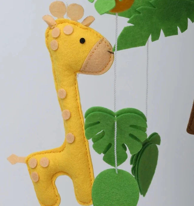 Luxury Felt Baby Mobile - Jungle Safari Nursery Mobiles