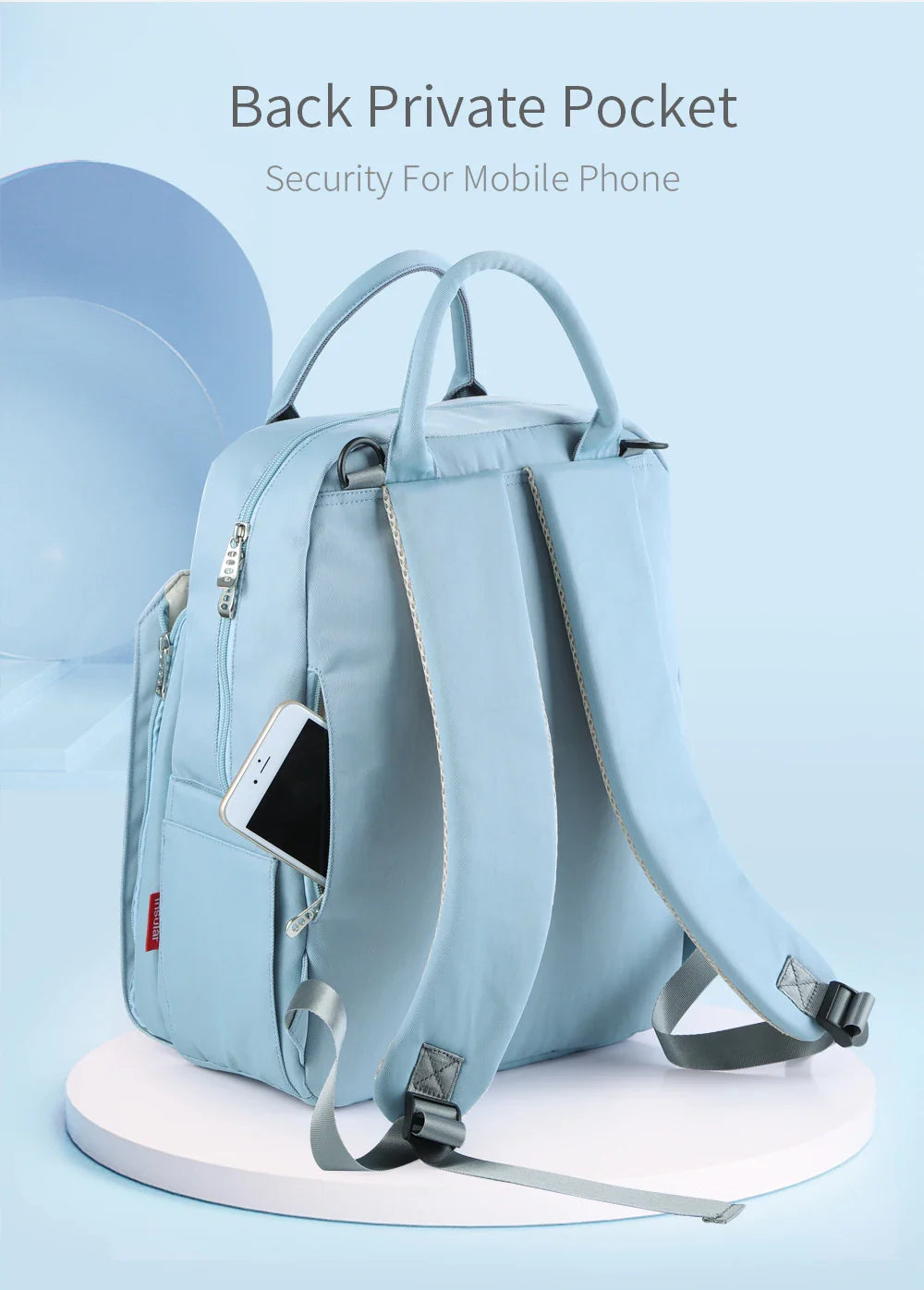 Multifunctional Waterproof Baby Diaper Backpack – Large Capacity Nappy Bag for Mums & Dads