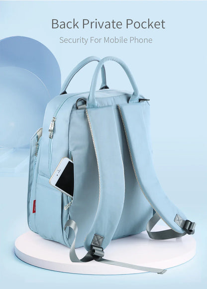 Multifunctional Waterproof Baby Diaper Backpack – Large Capacity Nappy Bag for Mums & Dads