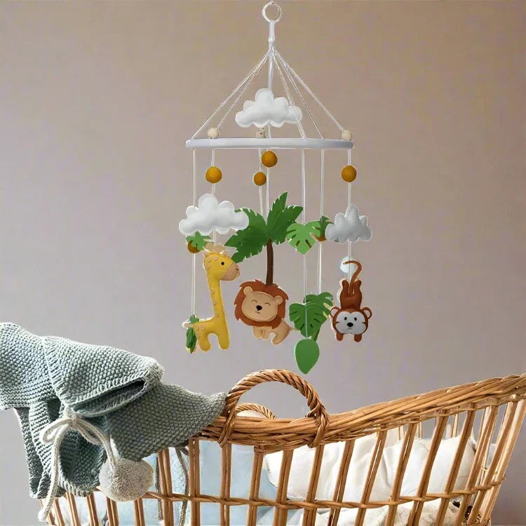Luxury Felt Baby Mobile - Jungle Safari Nursery Mobiles