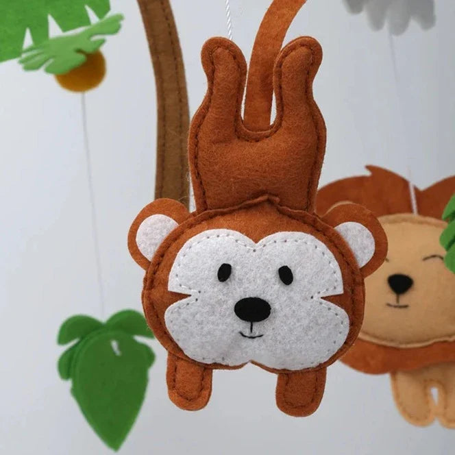 Luxury Felt Baby Mobile - Jungle Safari Nursery Mobiles