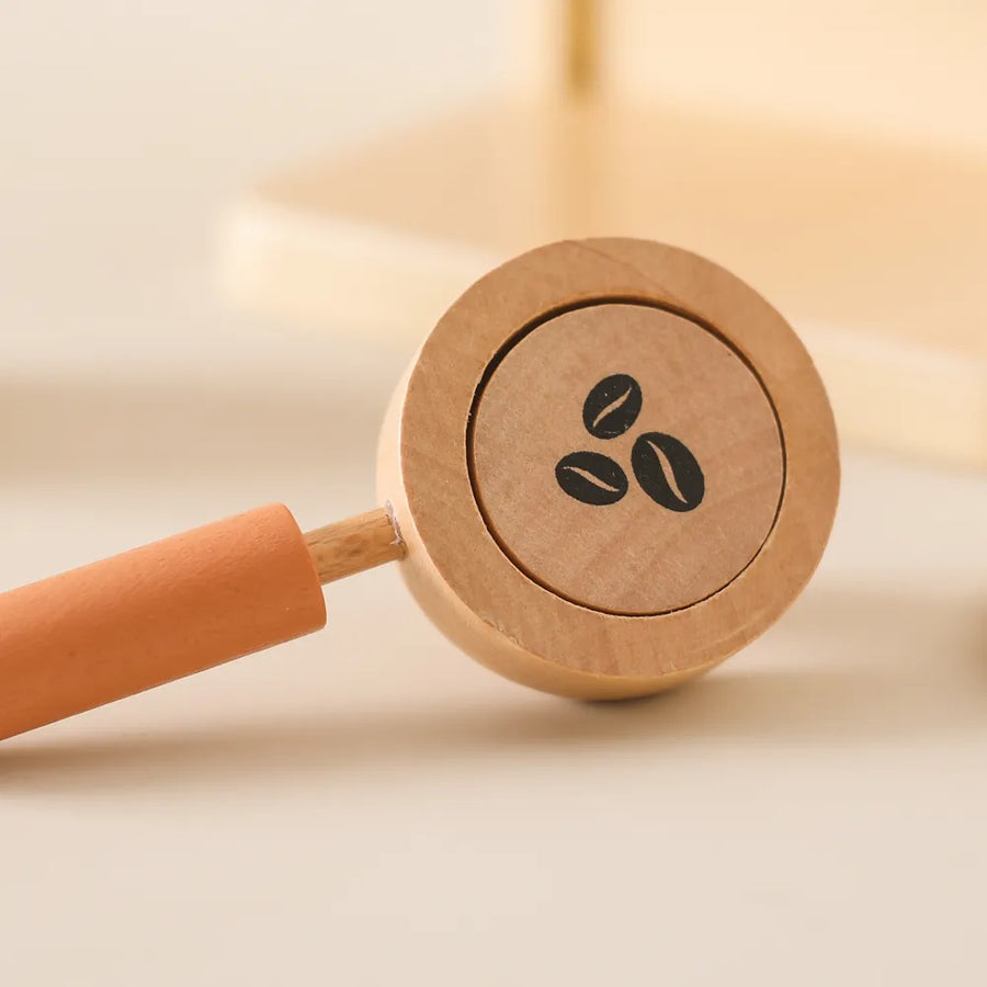Wooden Toddler Play Coffee Machine