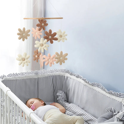 Handmade Daisy Nursery Mobile | Floral Baby Mobile