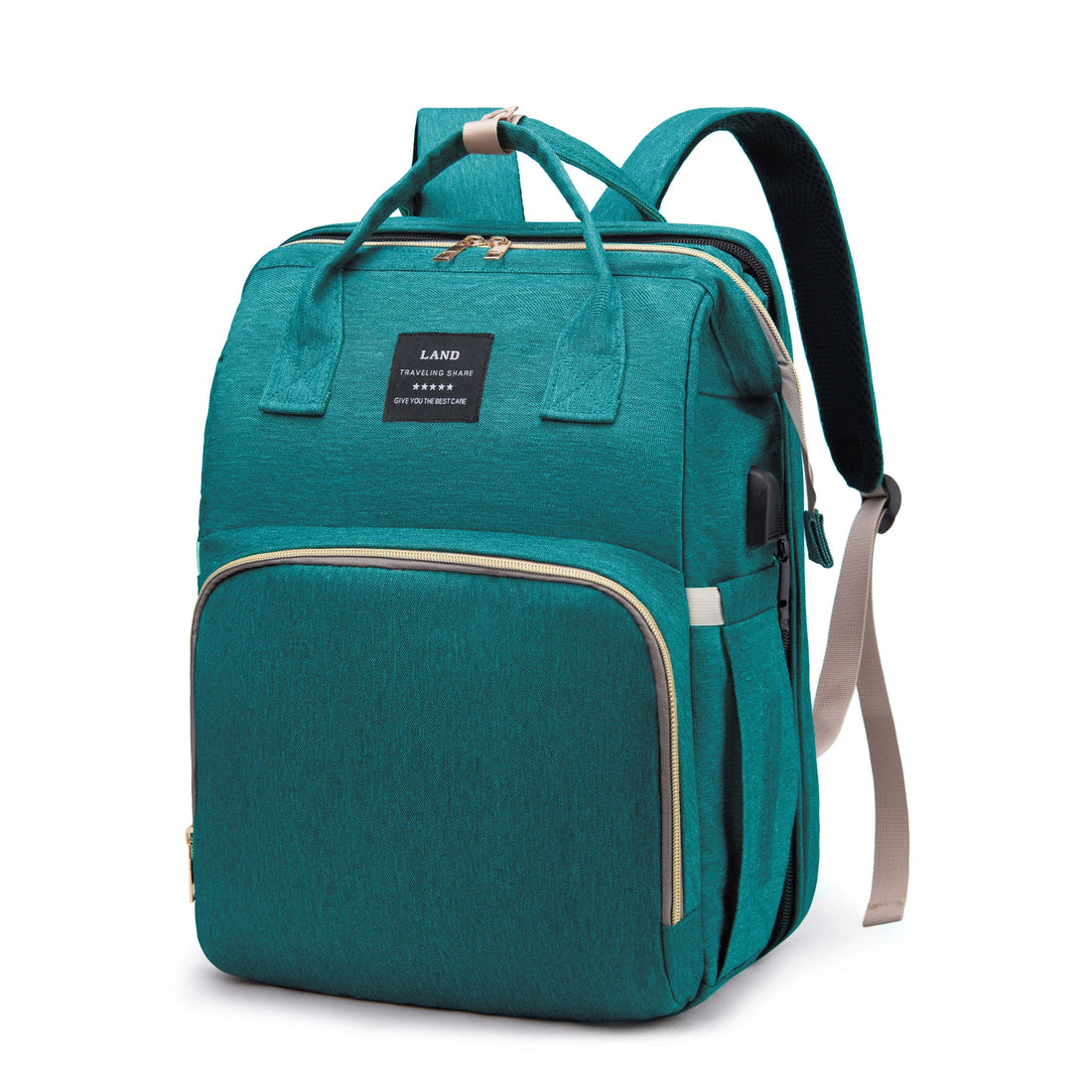 4-in-1 Mommy Backpack & Portable Crib